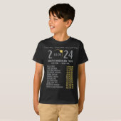 Solar Eclipse 2024 Totality April 8 Mannen Vrouwen T-shirt (Voorkant volledig)