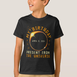 Solar Eclipse 2024 Verjaardag Cadeau 4.8.24 Totali T-shirt
