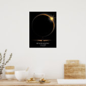 Solar Eclipse 2026 Iceland Celestial Poster (Keuken)