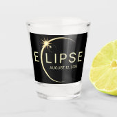 Solar Eclipse 2026  Shot Glas (Voorkant)