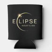 Solar Eclipse Astronomy Event 2026 Blikjeskoeler (Achterkant)