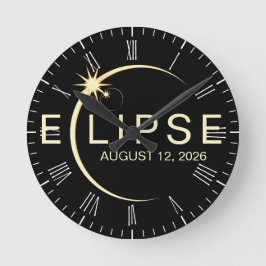 Solar Eclipse Astronomy Event 2026 Ronde Klok