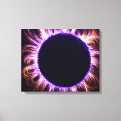 Solar eclipse canvas afdruk (Voorkant)
