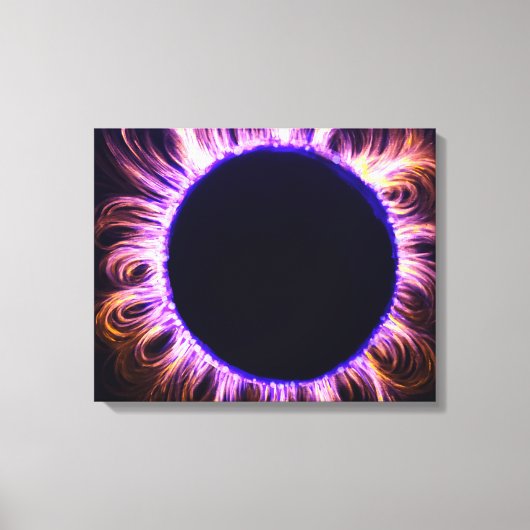 Solar eclipse canvas afdruk (Voorkant)