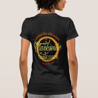 Solar Eclipse Clarksville TN Vrouwelijke Shirten T-shirt
