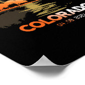Solar Eclipse Colorado Gitaar Totaliteit Poster (Hoek)