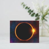 Solar Eclipse Corona | Astronomie van zon en maan Briefkaart (Staand voorkant)