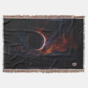 Solar Eclipse Cosmic Masterpiece Xzendor7 AI Art Deken