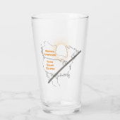 Solar Eclipse Drink glas (Achterkant)