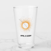 Solar Eclipse Drink glas (Voorkant)