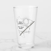 Solar Eclipse Drink glas (Achterkant)