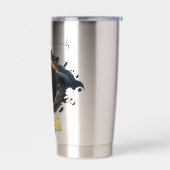 Solar Eclipse Gift 8 april 2024  Geïsoleerde Drinkbeker (Links)