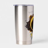 Solar Eclipse Gift 8 april 2024  Geïsoleerde Drinkbeker (Rechts)