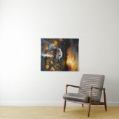 Solar Eclipse Golden Retriever Lake Bloemen Wandkleed (In Situ (horizontaal))