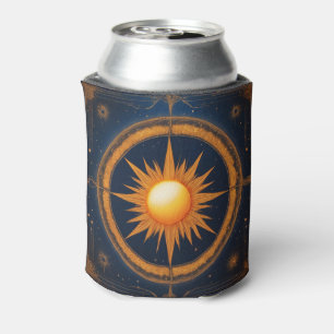 Solar Eclipse Graphic Design Naam toevoegen Blikjeskoeler