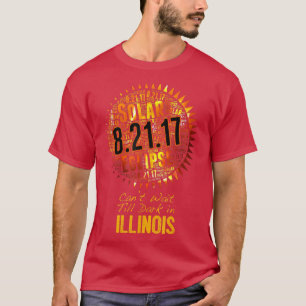 Solar Eclipse Illinois August 2017 Astronomer Te T-shirt