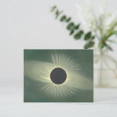 Solar Eclipse Illustratie Briefkaart (Staand voorkant)