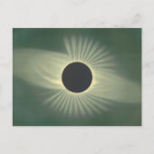  Solar Eclipse Illustratie Briefkaart (Voorkant)