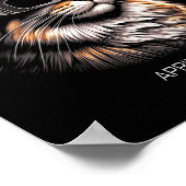 Solar Eclipse Kat Dragen Solar Eclipse Gles Poster (Hoek)
