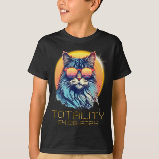 Solar Eclipse Kat Dragen Solar Eclipse Gles T-shirt (Voorkant)