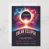 Solar Eclipse kijkfeest Kaart (Voorkant)