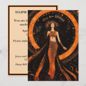 Solar Eclipse Kijkfeest Volledig  Kaart (Voorkant / Achterkant)