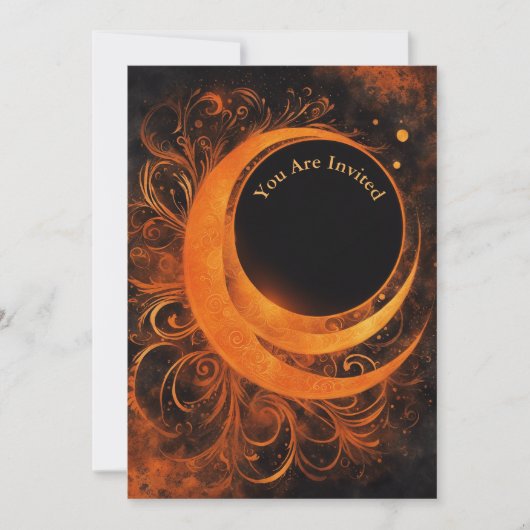 Solar Eclipse Kijkfeest Volledig Kaart (Voorkant)