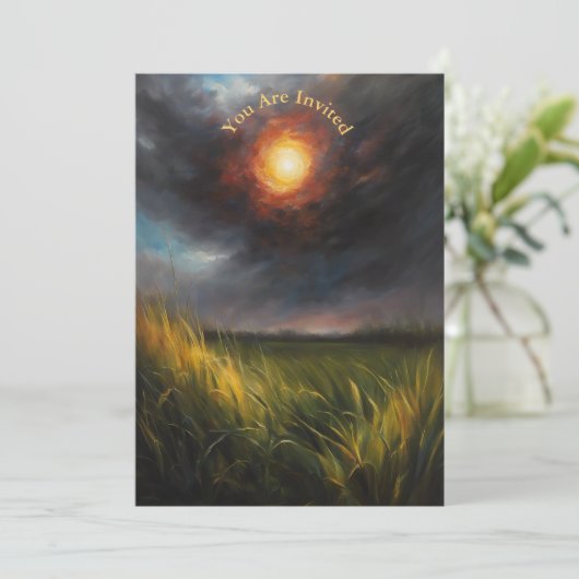 Solar Eclipse Kijkfeest Volledig  Kaart (Staand voorkant)