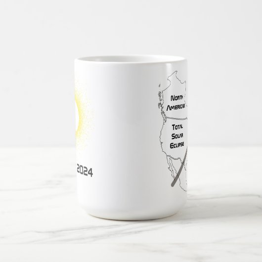 Solar eclipse koffie mok (Center)