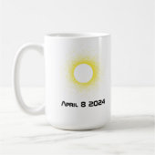 Solar eclipse koffie mok (Links)