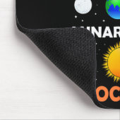 Solar Eclipse Maanwetenschap Leraar Ruimte Eclipse Muismat (Hoek)