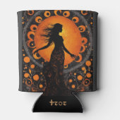 Solar Eclipse Memento Drink Blikjeskoeler (Achterkant)