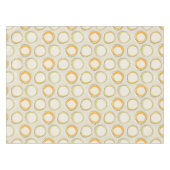 Solar Eclipse Mid-Century Modern - Black lines Tafelkleed (Voorkant (Horizontaal))