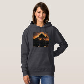 Solar Eclipse Mountain hoodie (Voorkant volledig)