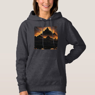 Solar Eclipse Mountain hoodie