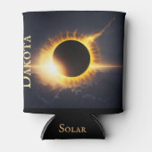 Solar Eclipse Naam toevoegen Drink Blikjeskoeler (Voorkant)