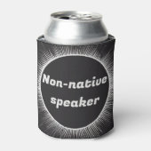 Solar Eclipse Native Engels Internationaal reizen Blikjeskoeler (Blikje Voorkant)