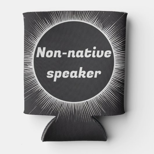 Solar Eclipse Native Engels Internationaal reizen Blikjeskoeler (Voorkant)