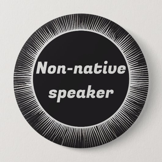 Solar Eclipse Native Engels Internationaal reizen Ronde Button 4,0 Cm (Voorkant)