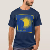 Solar Eclipse OKTOBER 2023  Eclipse Art T-shirt (Voorkant)