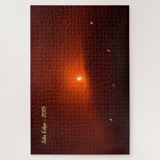 Solar Eclipse over Somerset, 2015. Legpuzzel (Verticaal)