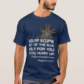 Solar Eclipse Performance grappig aanpasbaar T-shirt (Voorkant)