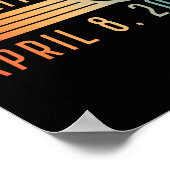 Solar Eclipse Shirt april 8 2024 Totality Solar EC Poster (Hoek)