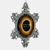 Solar Eclipse Snowflake Ornament Memorabilia (Links)