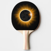 Solar Eclipse totaliteit gepersonaliseerd Tafeltennisbatje (Achterkant)