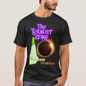 Solar Eclipse Totality Zone NH 2024 T-Shirt (Voorkant)