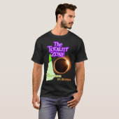 Solar Eclipse Totality Zone NH 2024 T-Shirt (Voorkant volledig)