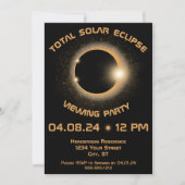Solar Eclipse Viewing Party Kaart (Voorkant)