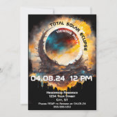 Solar Eclipse Viewing Party  Kaart (Voorkant)