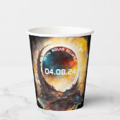 Solar Eclipse Viewing Party Papieren Bekers (Achterkant)